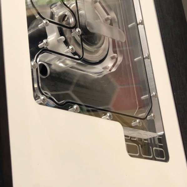 Dynamic DUO XL - Front Panel Acrylic Water Cooling Reservoir for D5 pump 011-XL